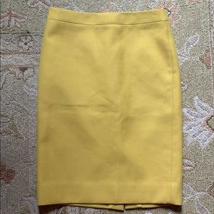 J. CREW wool blend No 2 PENCIL SKIRT size 2